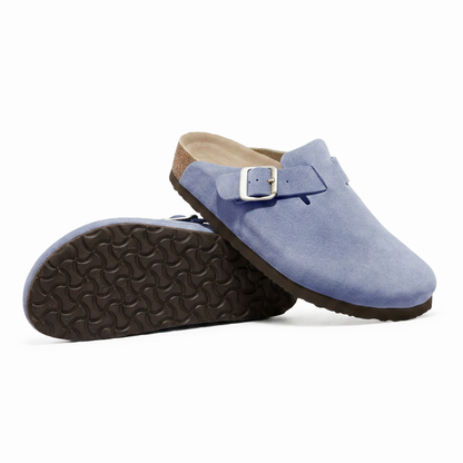 Suede Clogs