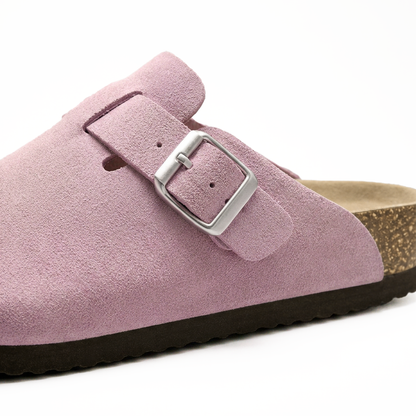 Suede Clogs